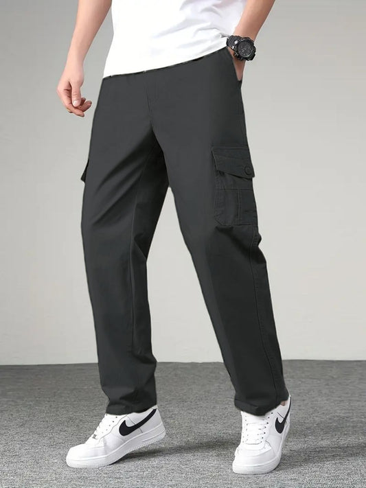 New Style Casual Long Trousers  Multiple Pockets