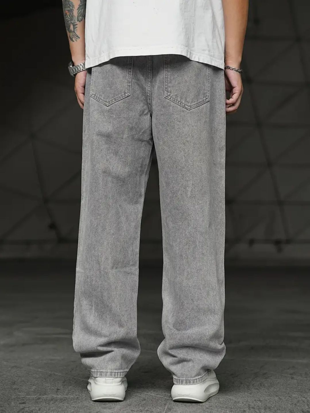 Men's Casual Loose-Fit Baggy Jeans