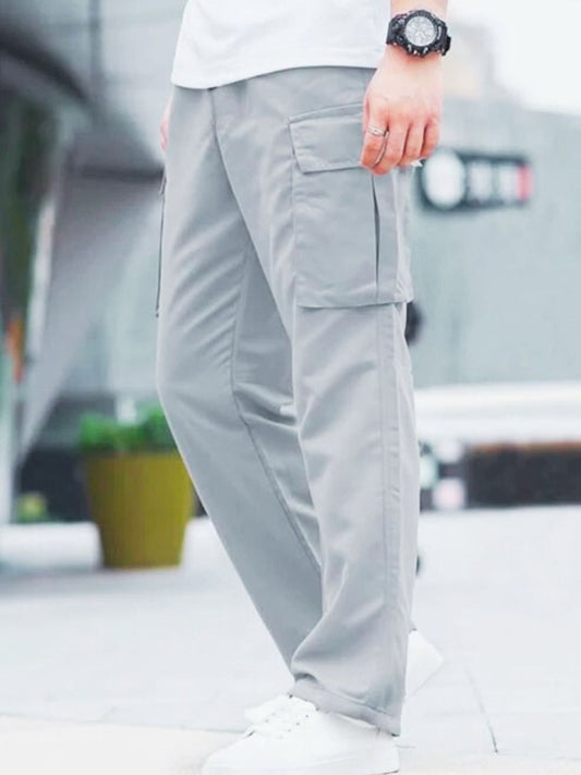 Men cargo pants with multiple pockets