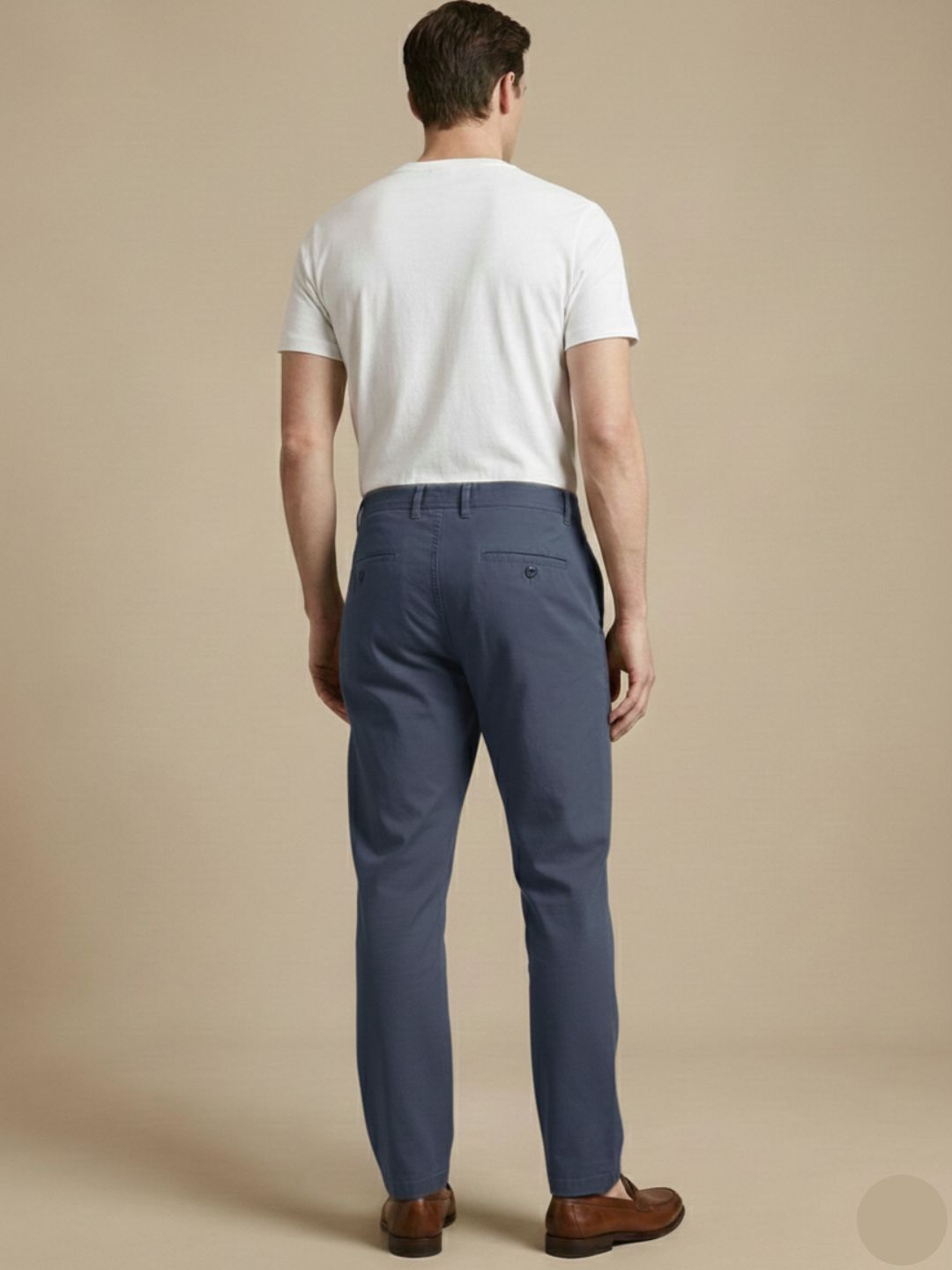 Men's Regular Fit Chino Trouser Pants