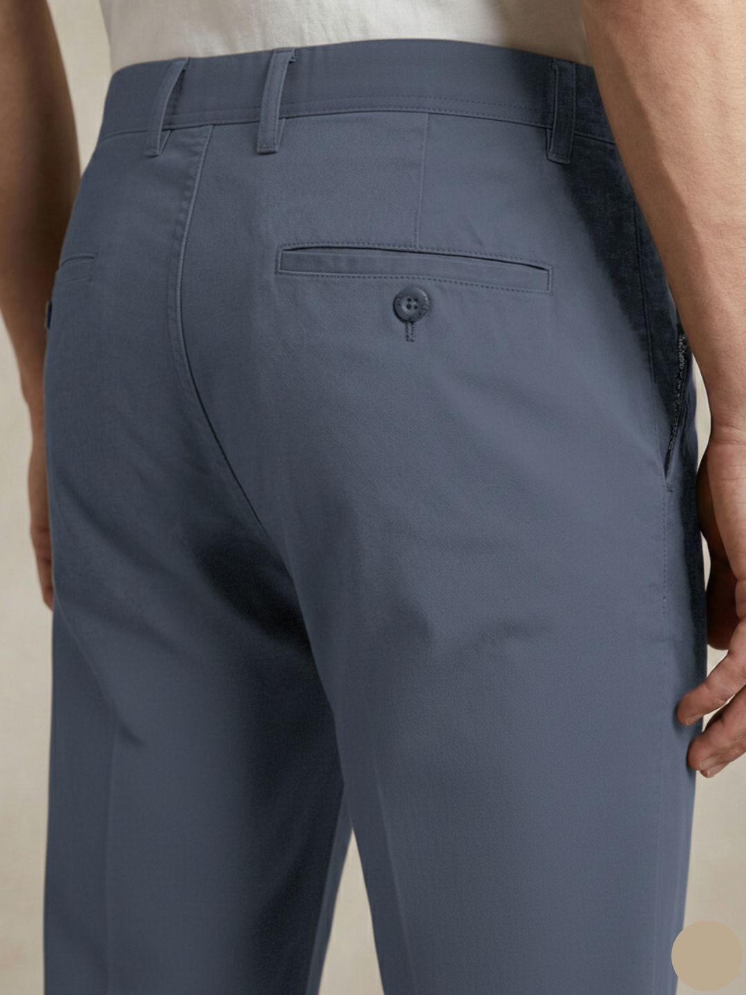 Men's Regular Fit Chino Trouser Pants