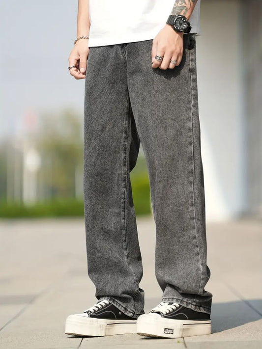 Men's Casual Loose-Fit Baggy Jeans