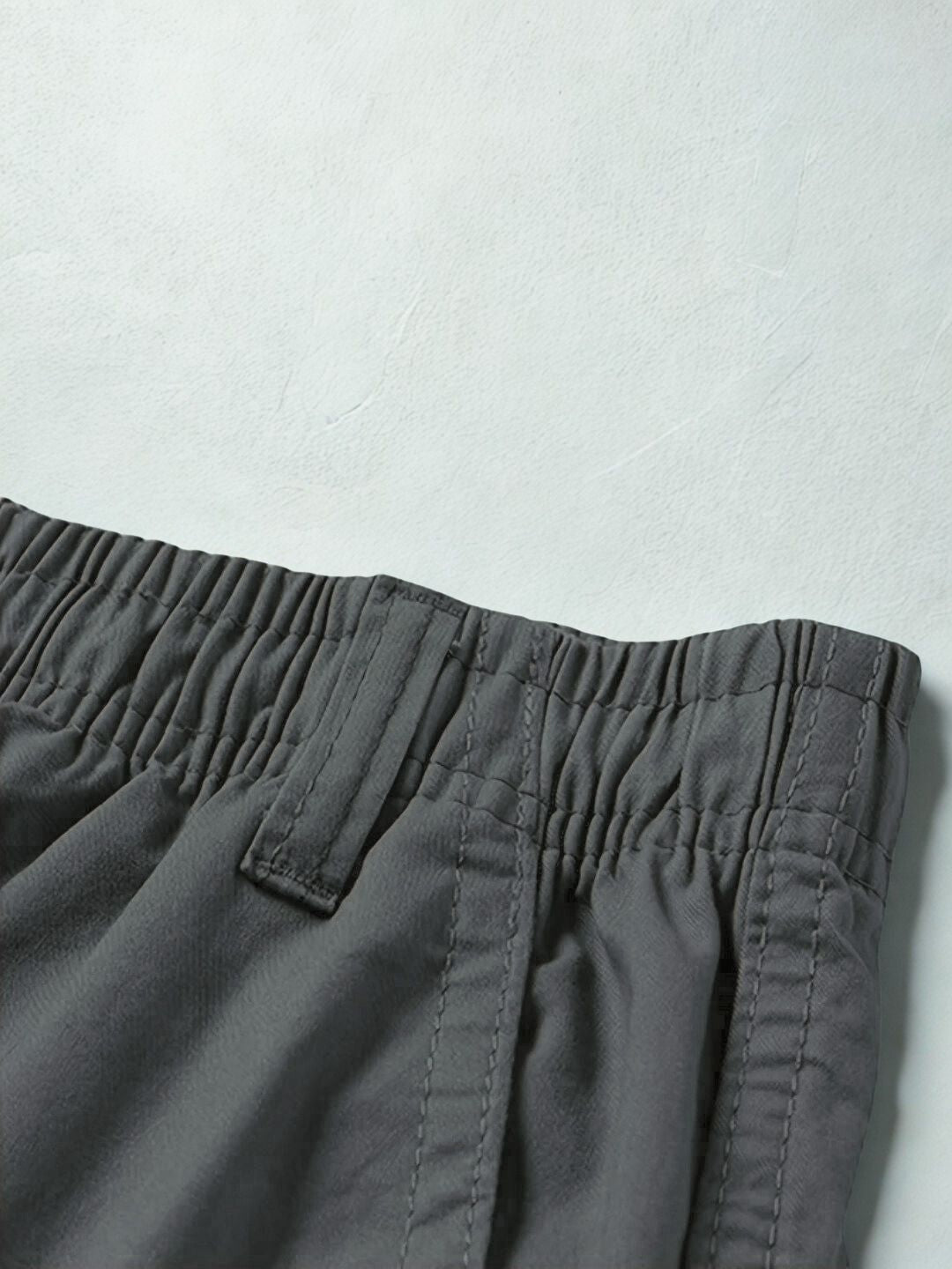Premium Casual Cargo Trousers – Dark Gray