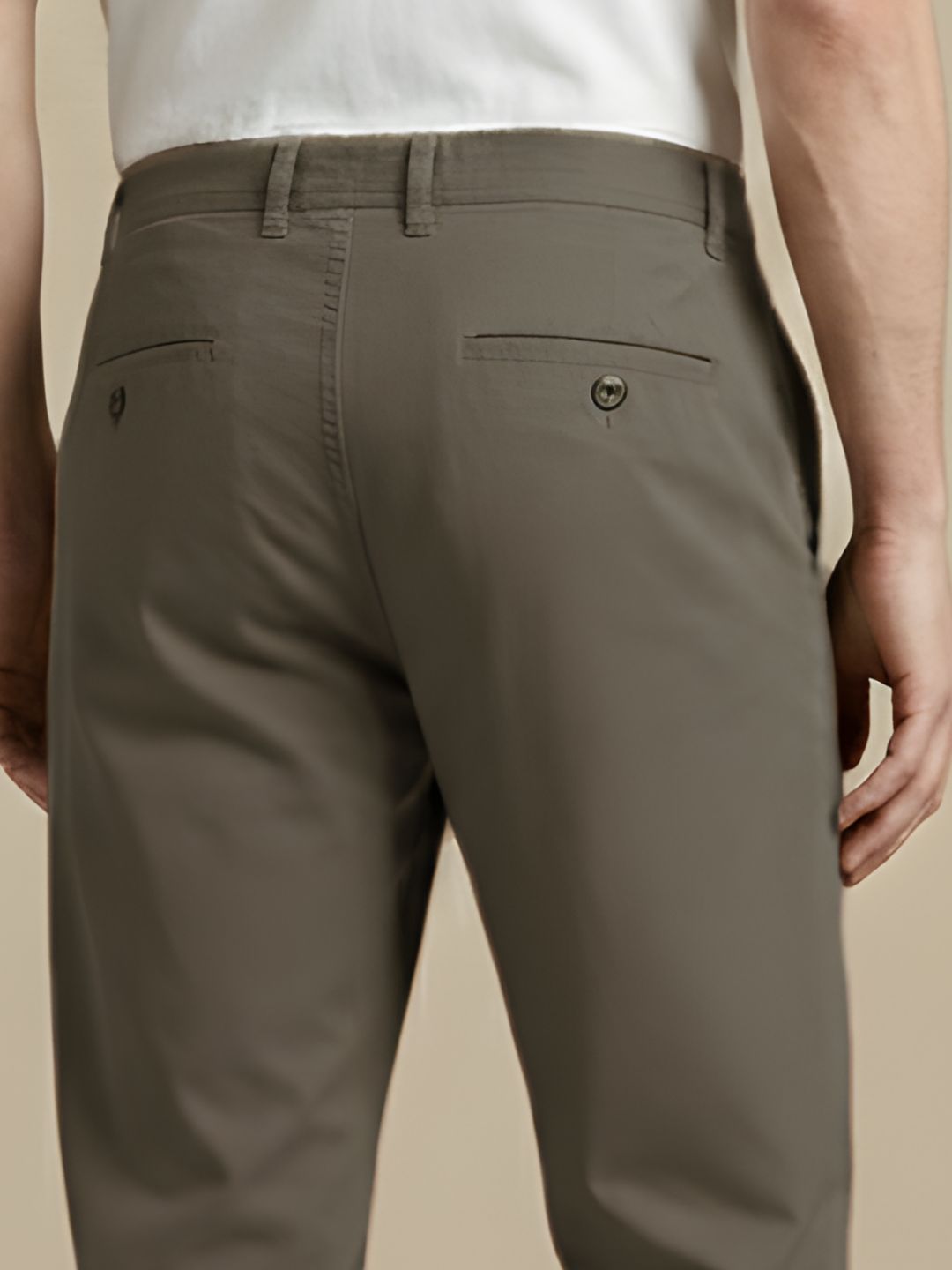 Men's Regular Fit Chino Trouser Pants