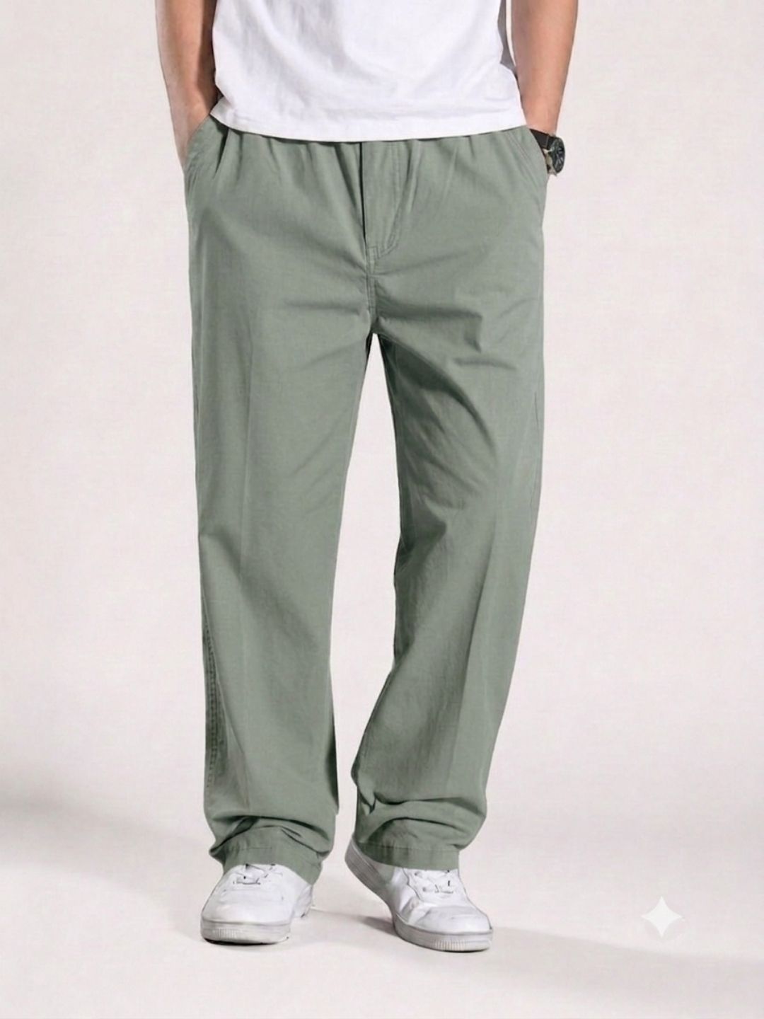 Premium Men’s Cotton Pants Lycra - D SKY