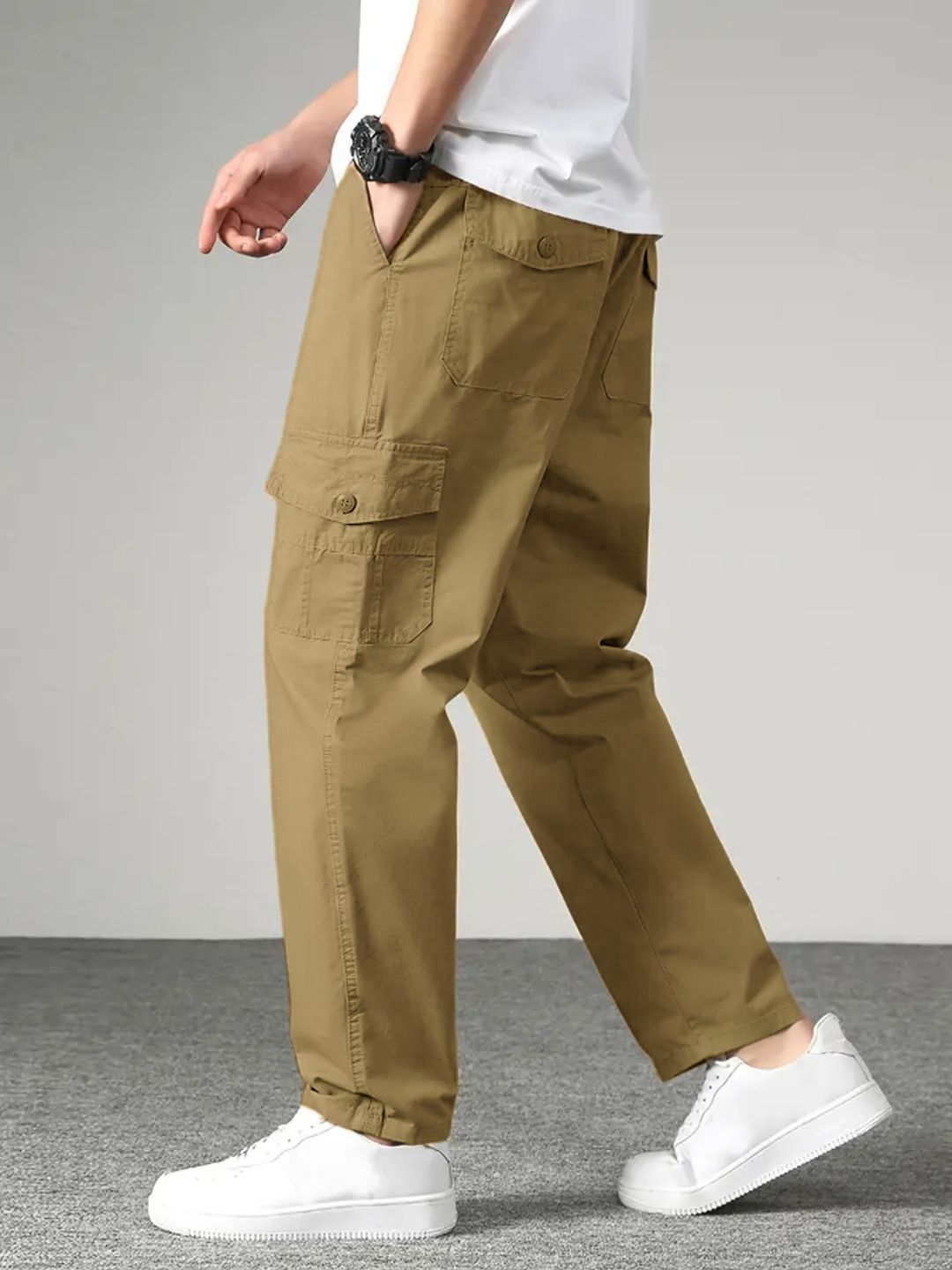 New Style Casual Long Trousers  Multiple Pockets