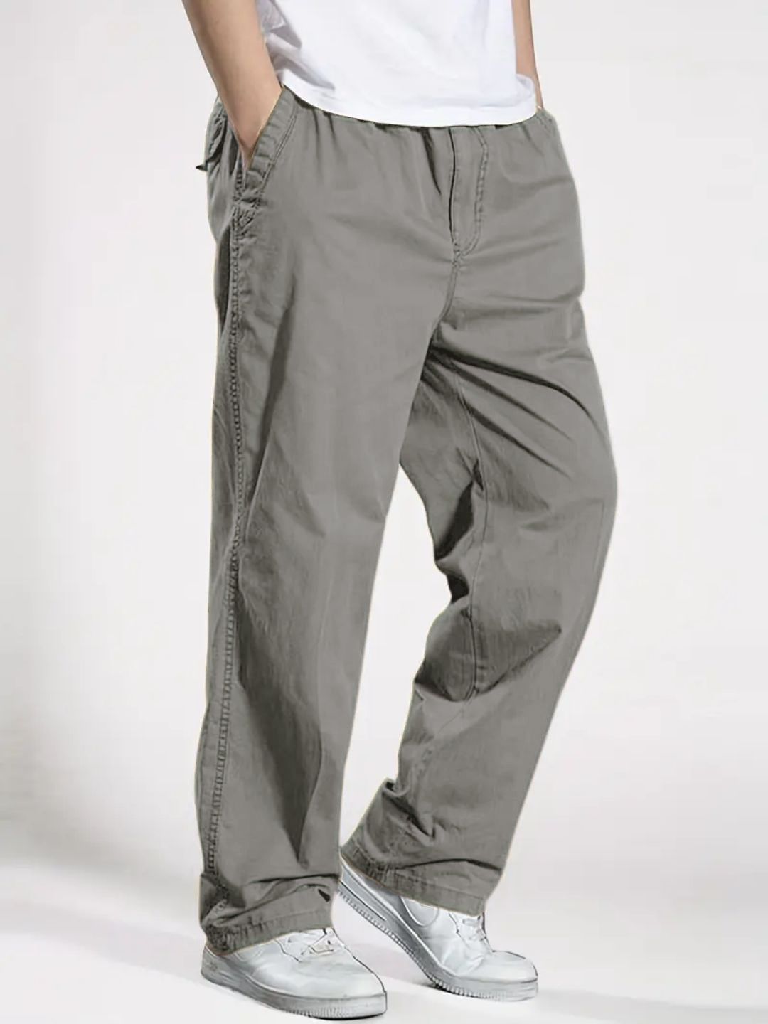 Men'S Classic Cotton Cargo Pants