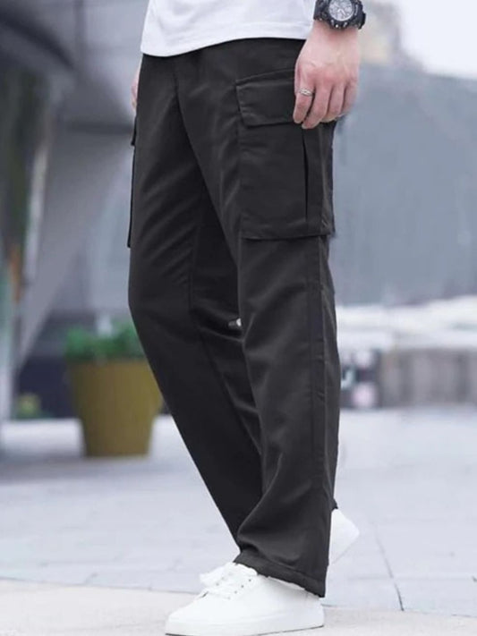 Men cargo pants with multiple pockets