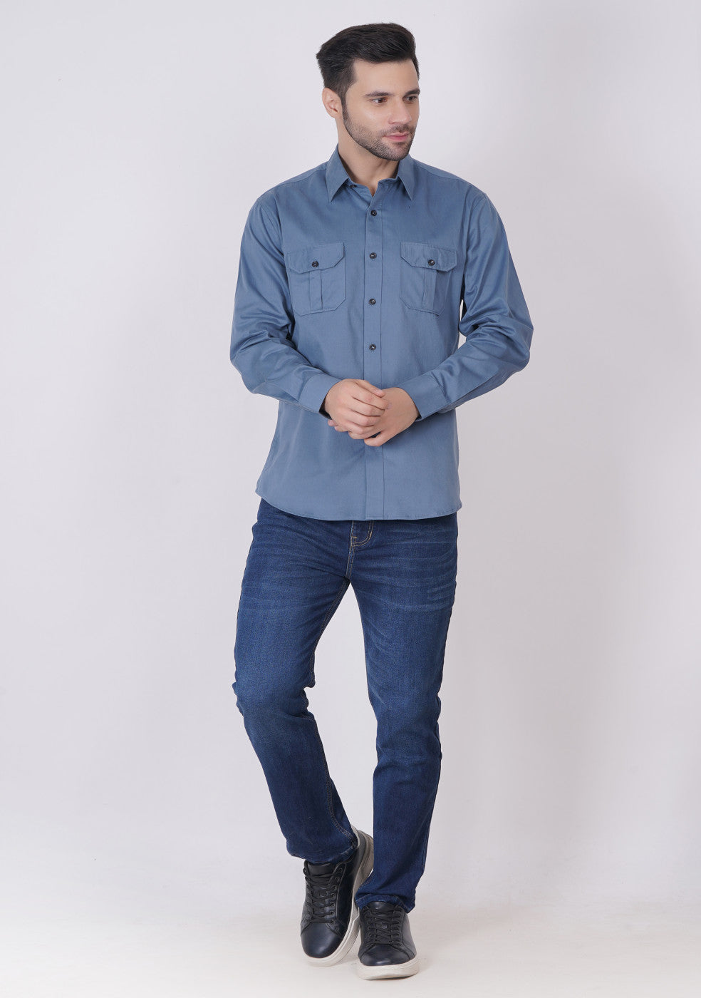 Double Pocket Shirts For Men - ASHTOM