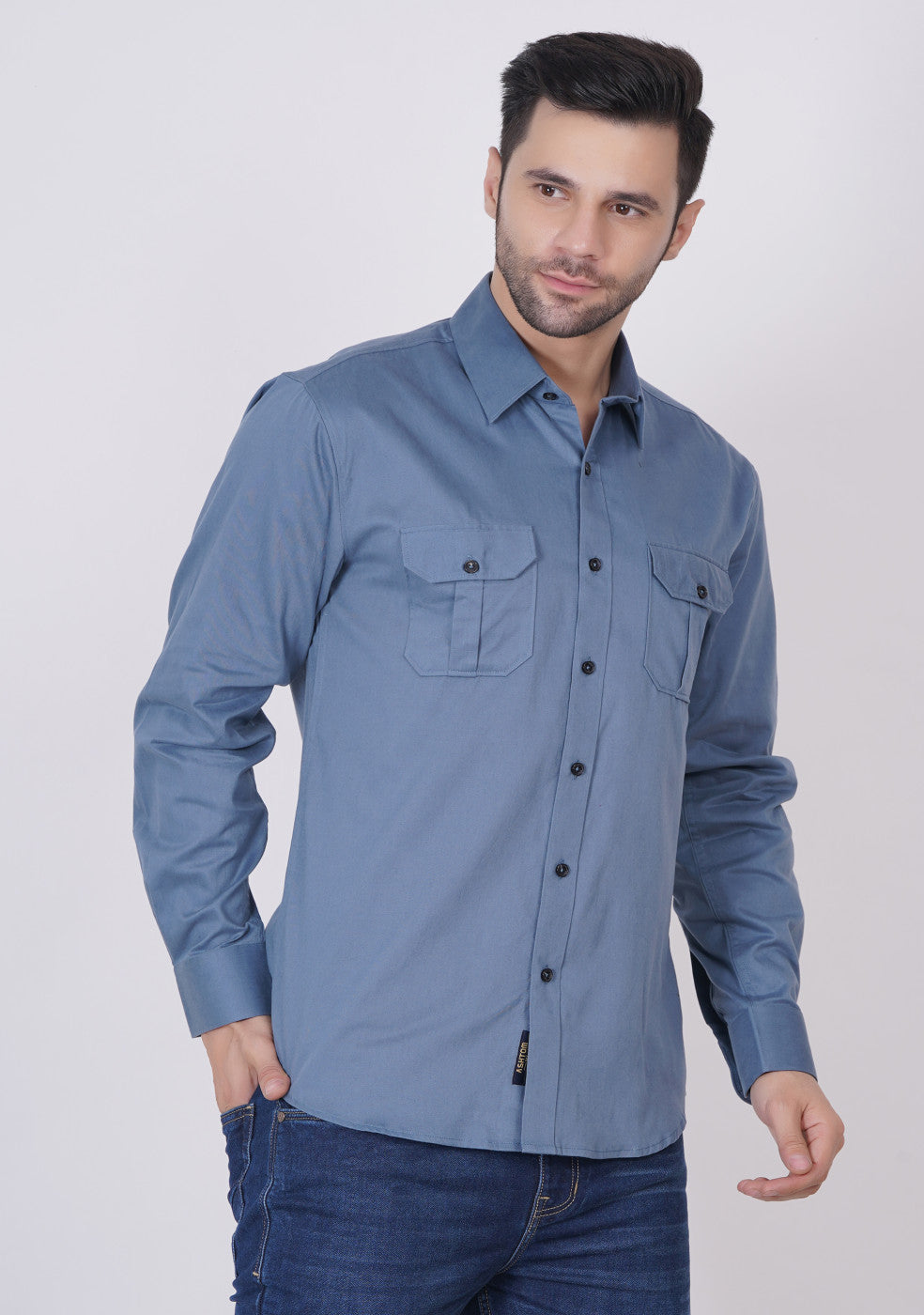 Double Pocket Shirts For Men - ASHTOM