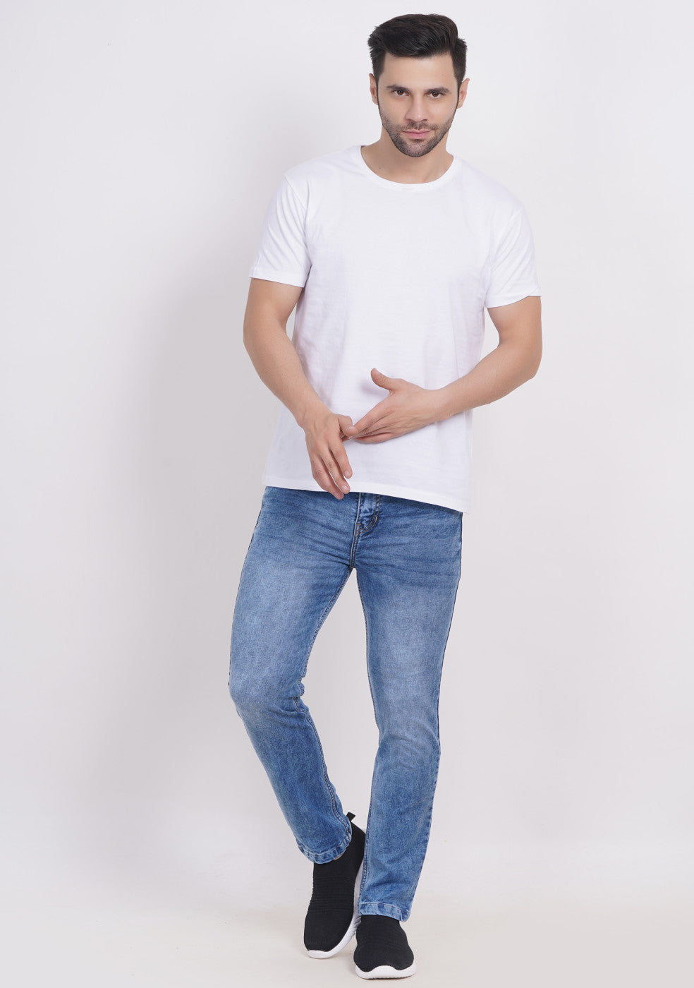 Men Blue Jeans Denim - AMHUK