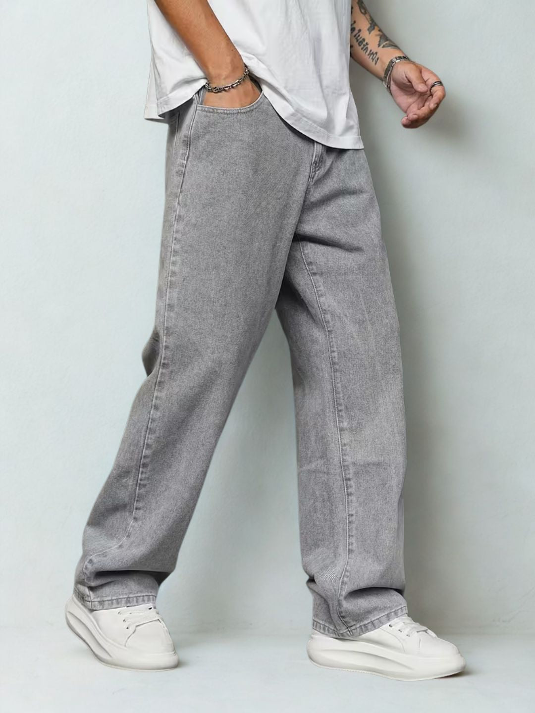 Premium Men's Denim Jeans Lycra Fabric