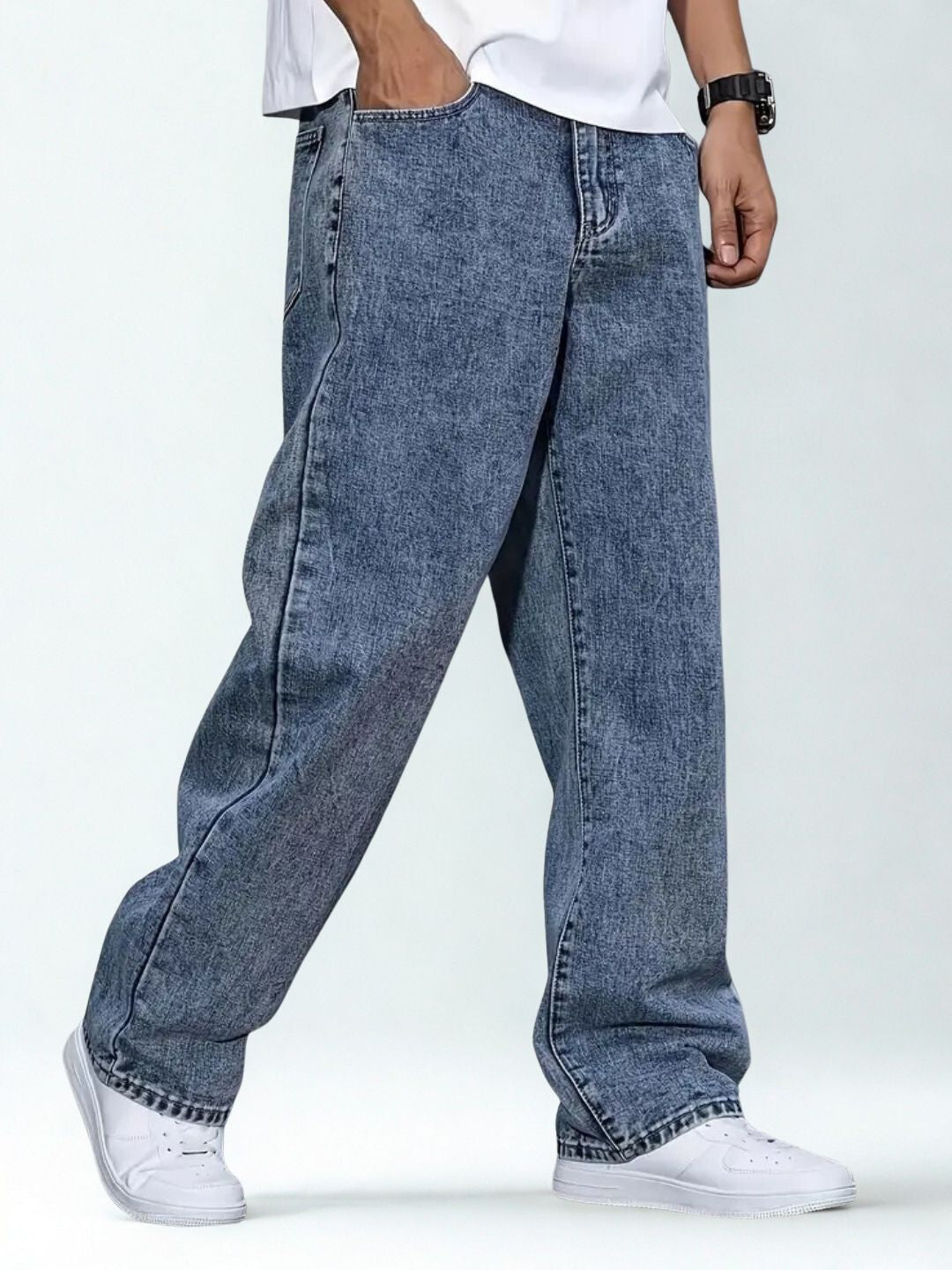 Premium Men's Denim Jeans Lycra Fabric