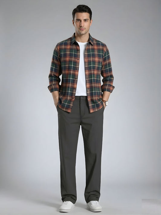 Premium Men’s Lycra Cotton Cargo Pants