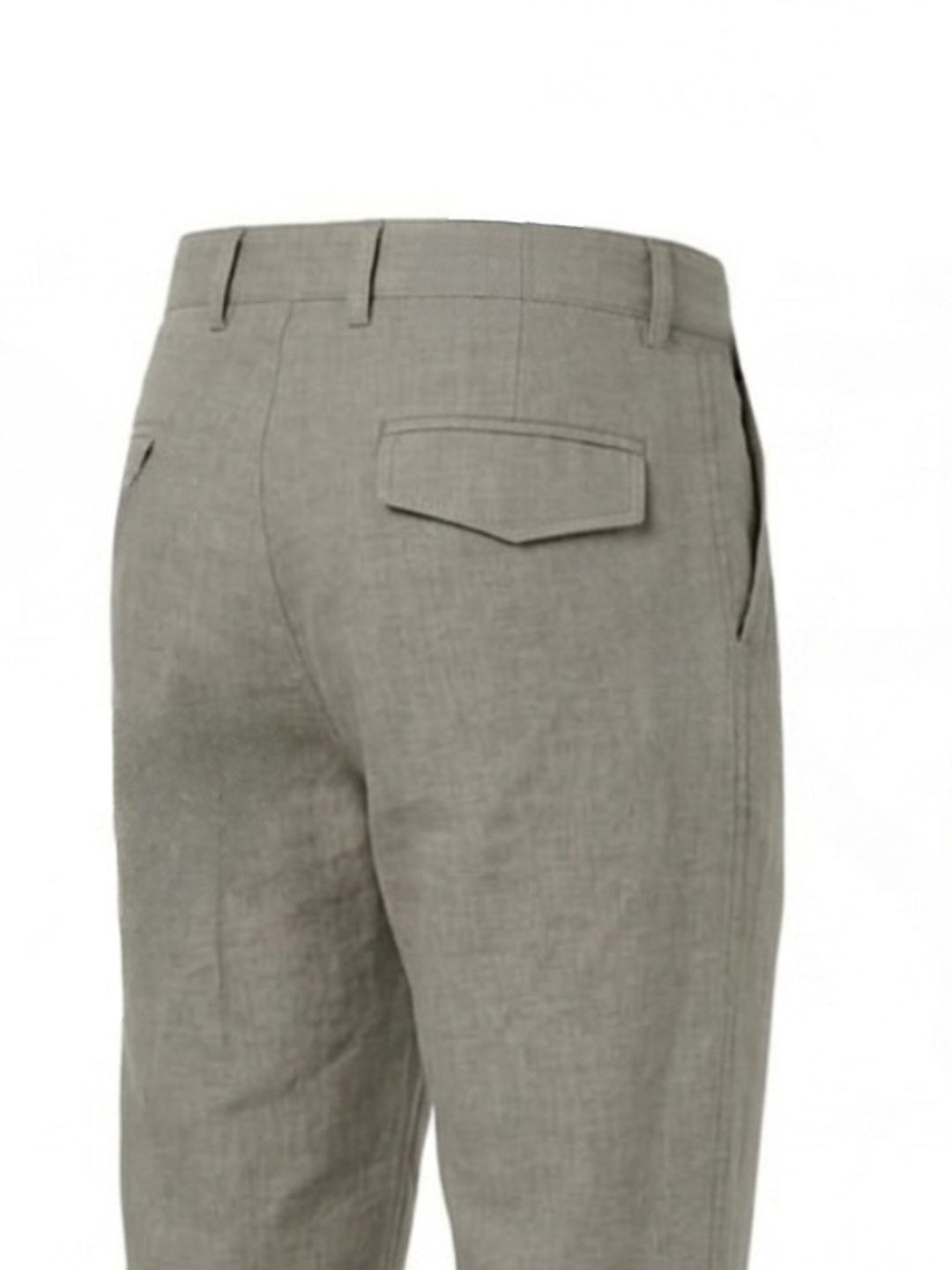 Premium Linen Cargo Pants for Men - LGray