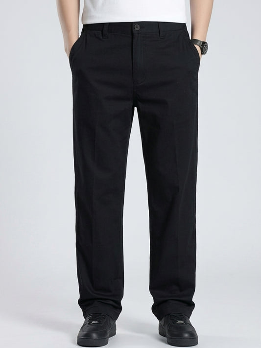 Premium Men’s Cotton Pants - Black