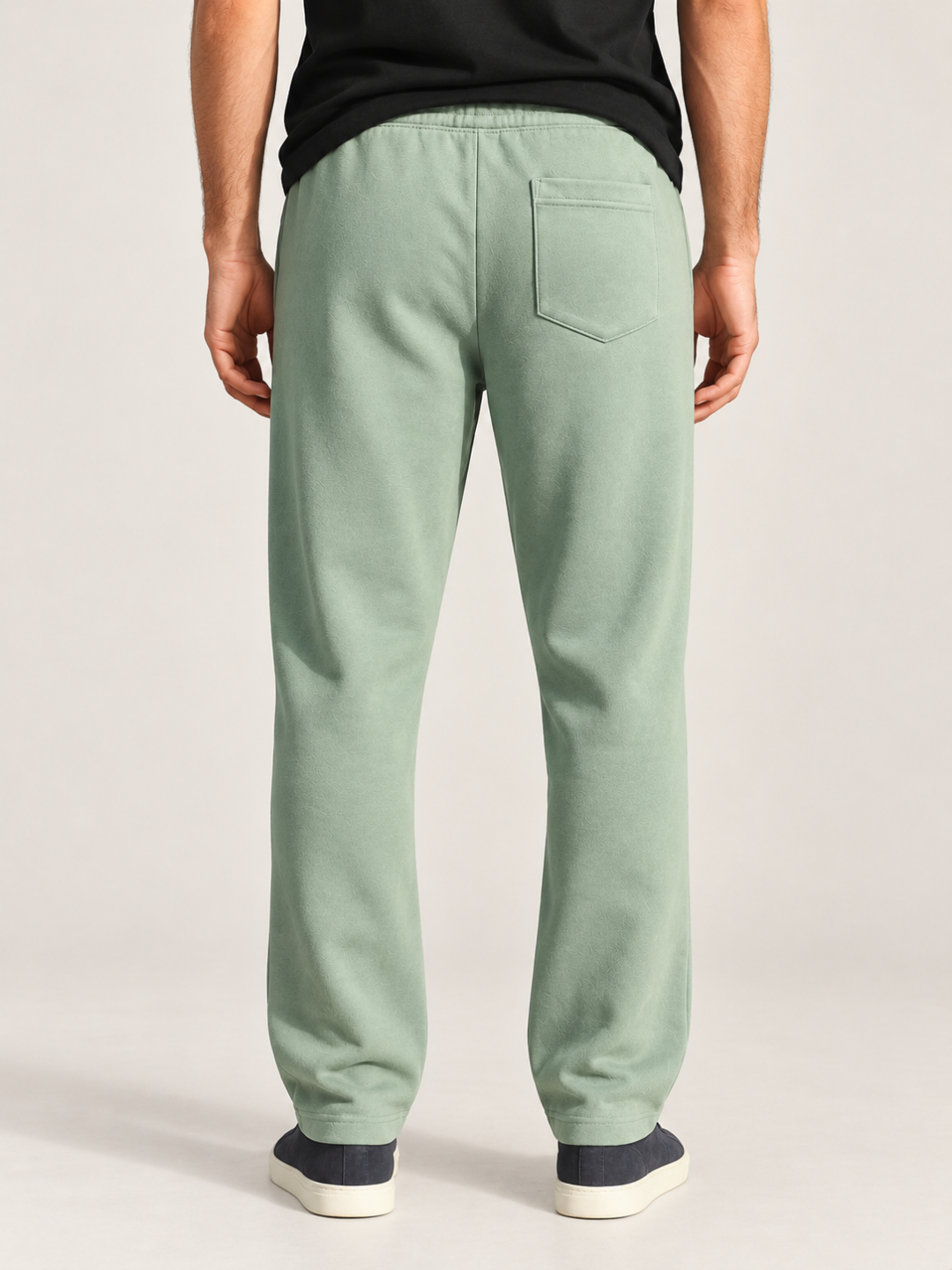 Classic Straight Fit Joggers - Slit Green