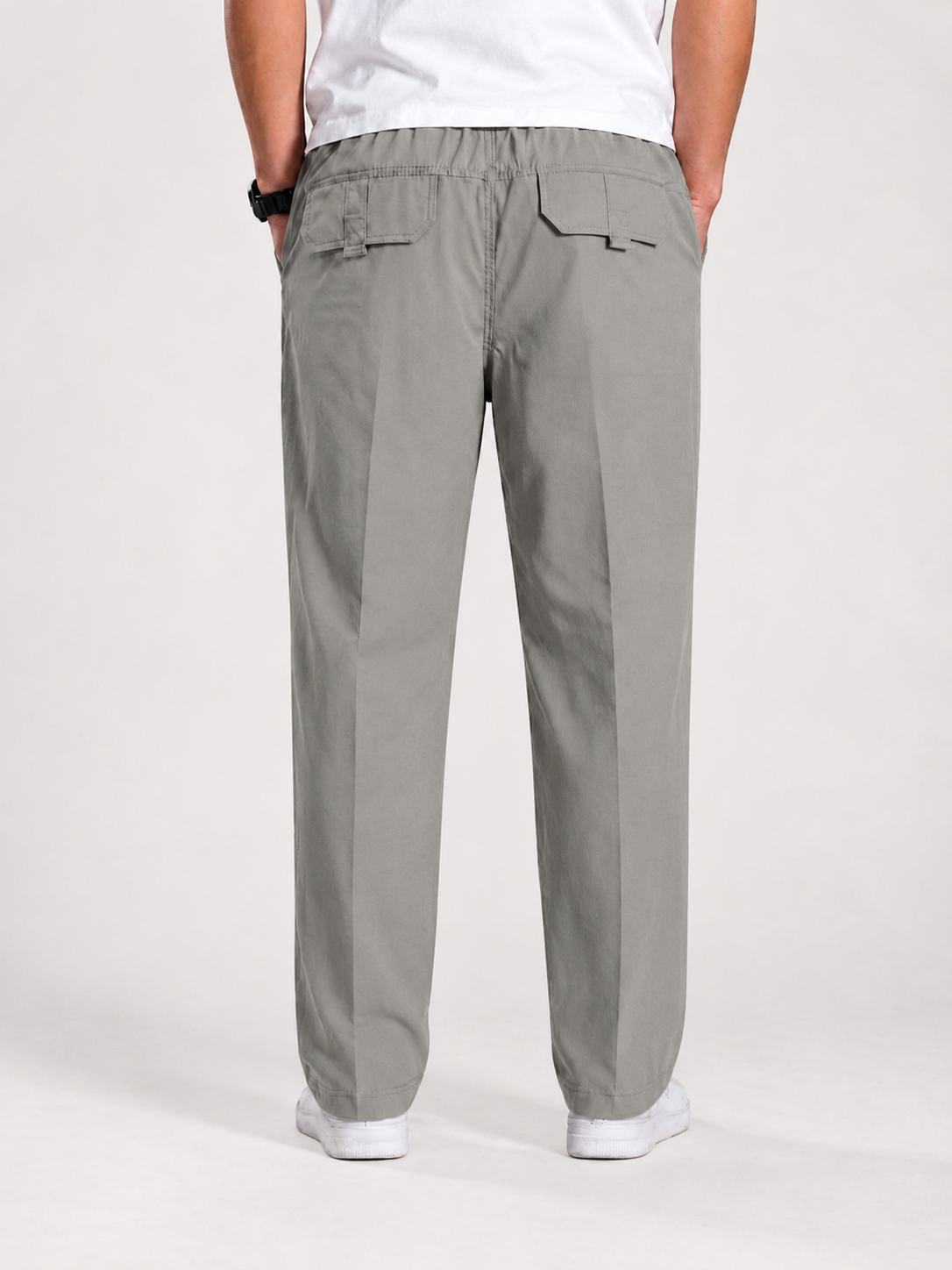 Premium Classic Cotton Trousers - LGray