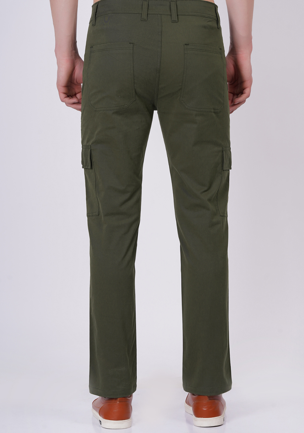 Men Regular fit Cargo Pant With Cross Pocket